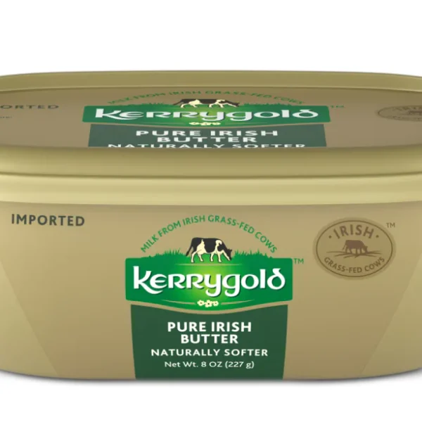 Kerrygold Grass-fed Pure Irish Butter Tube Salted Softer 8oz